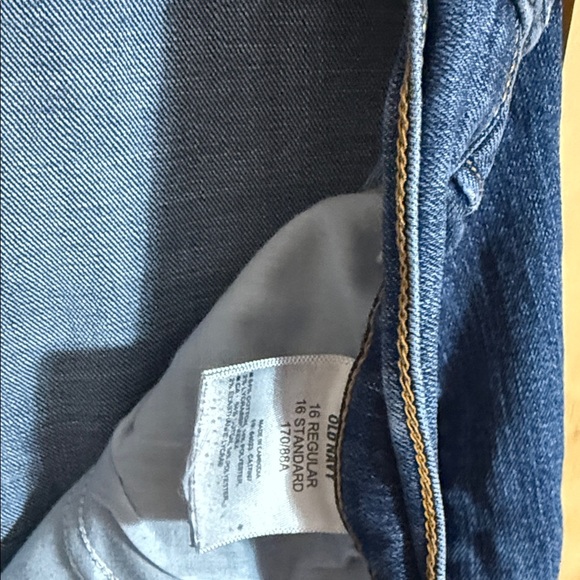Old Navy The Sweet Heart Blue Straight-Leg Jeans - Picture 4 of 4
